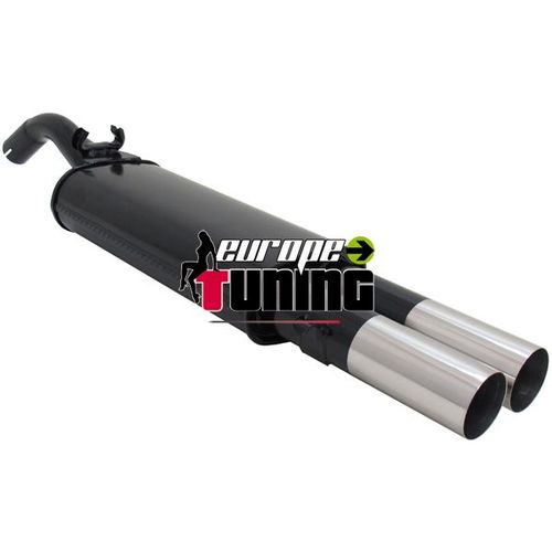 Pot Echappement Sport 2x76mm Golf 2 Rond