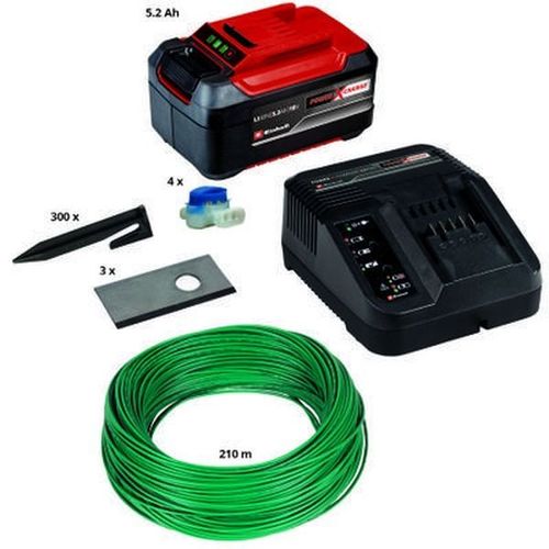 Kit d'installation 1200 m² pour robot tondeuse - batterie, lames de rechange