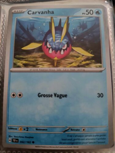 Commune - Pokemon - Forces Temporelles - Carvanha 42/162