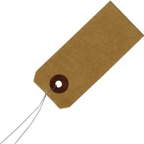 Artemio 50 Étiquettes "Kraft" Avec Fil Métallique - Artémio