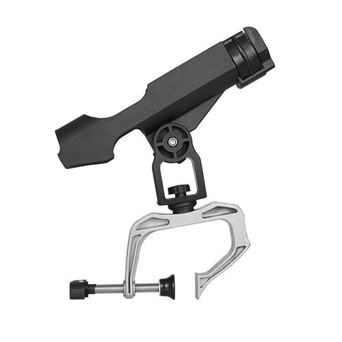 Boat Fishing Rod Holder 360-Degree Adjustable Rod Holder Large Clamp Opening Fishing Rod Racks Mount On Horizontal/Vertical Side Fishing Equipment Kae