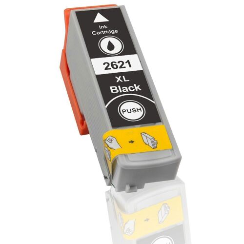 Cartouche d'encres compatible pour pson T2621 avec puce pour Epson Expression Premium XP-600 XP-605 XP-700 XP-800