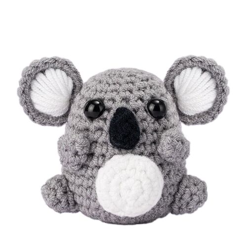 1 Ensemble Crochet Matériel Kit Dessin Animé Animal Forme Crochet Peluche Poupée Tricot Starter Set Pour Adultes Enfants
