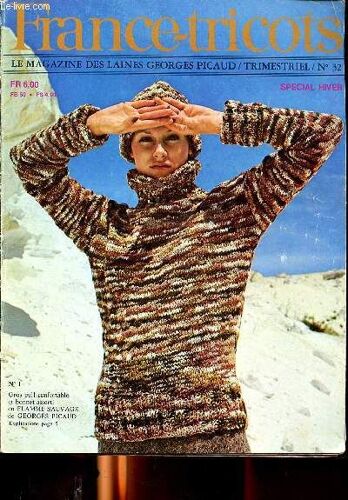 France Tricots Et Laines Georges Picaud N°32 Spécial Hiver