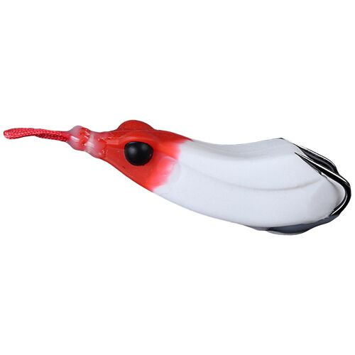 Kaesi Lure Bait Double Hooks Jigging Wobblers Wear-Resistant Simulation Soft Prevent Escape 17g 7cm Colored Thunder Frog Bait Fake Fishing Lure Fishin