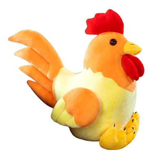 Easter Cock Doll Soft Cute Cartoon Poultry Doll Plushies Companion Sleeping Pillow Stuffed Chicken Plush Toy Holiday Home Decor Birthday Gift Kaesi