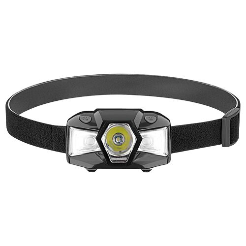 Kaesi Outdoor Headlight Sensor Double Lights Dual Switches 90 Degree Adjustable 3 Modes Lighting Lightweight High Brightness Cob Night Fishing Lamp Fo