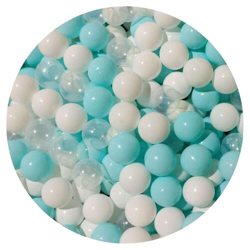 100pcs Children'S Toy Balls Odor-Free Elastic Safe Thickened Large Size Color Cognition Multicolor Macaron Color Pit Balls Swimming Pool Toy Kaesi