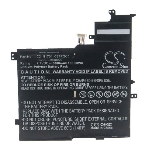 vhbw Batterie compatible avec Asus VivoBook S14 S406 REVIEW, S14 S406UA, S14 S406UA-0373C4405U laptop (5000mAh, 7,7V, Li-polymère)