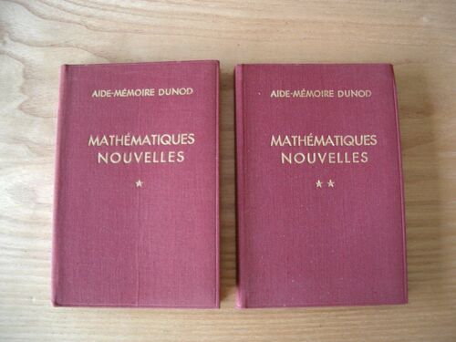 Mathémathiques Nouvelles Tome 1et2 Deuxième Édition