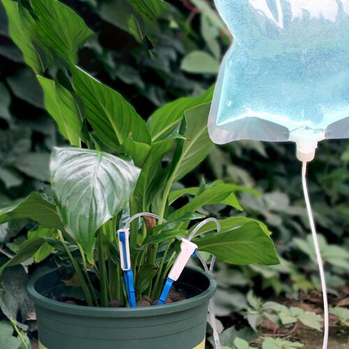 Watering Package 3.5l Large Capacity Transparent Bag Reusable Automatic Watering Plants Irrigation Tool Plant Drip Irrigation Automatic Flower Waterer