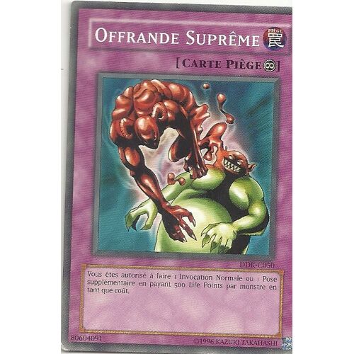 Carte Yu-Gi-Ho Offrande Suprême