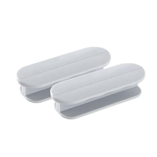 2Pcs/Set Labor-saving Cabinet Handle Smooth ABS Self-adhesive Multi-use Groove Design Window Door Handle for Home