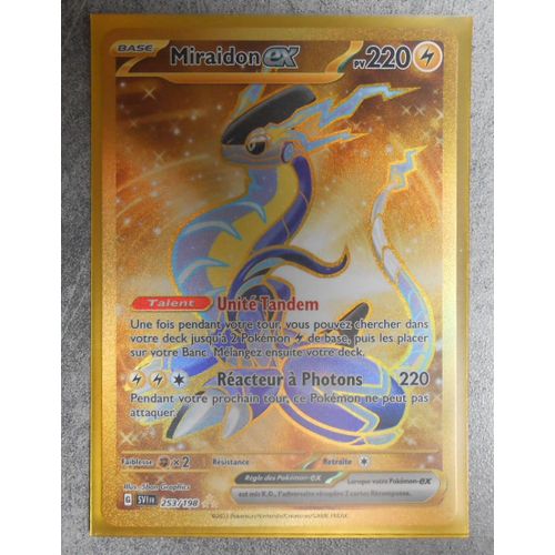 Miraidon Ex Gold 253/198 - Sv1 - Ecarlate & Violet - Vf