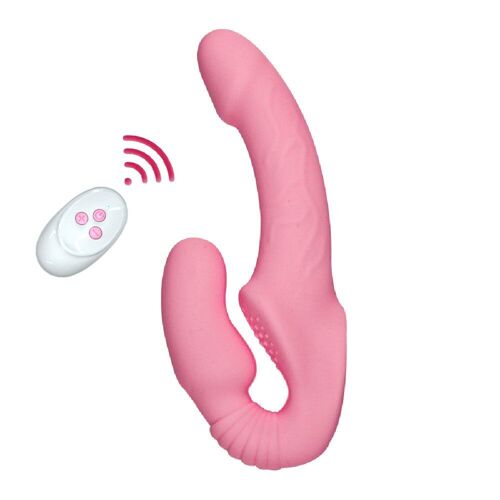Vibrateur Gode Puissant Sans Bretelle À 10 Vitesses, Avec Double Vibration De Point G, Jouets Sexuels Adultes Pour Couple, Masseur De Prostate Anal, Pour Femme