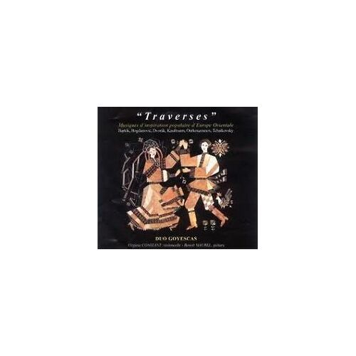 Traverses : Musiques Dinspiration Populaire D'europe Centrale Transcrites Pour Violoncelleet Guitare Par Benoit Maurel (Bartok, Bogdanovitch, Kaufmann, Tchaïkovsky Et Ourkouzounov - Duo...