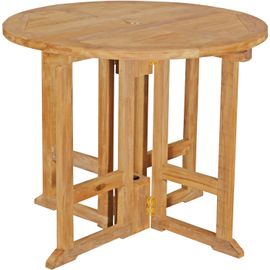 Table De Jardin En Teck Rotong 2 Places