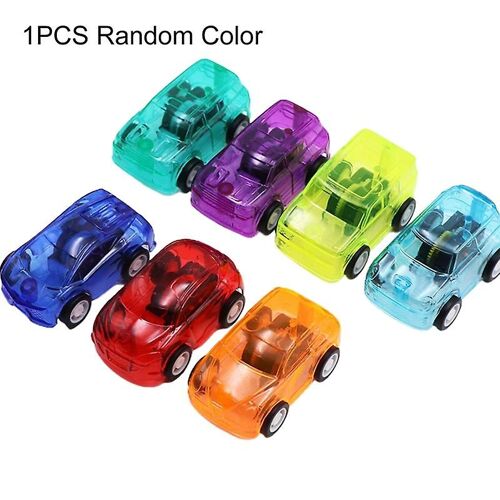 Jouet Voiture Bonbons Couleur Transparent En Plastique Mignon Mini Pull Back Modèle De Voiture Pour Enfants Enfants Kaesi