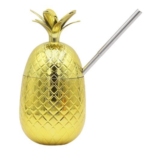 1 Set 450ml Sippy Cup Durable Multifunctional Bar Tools Creative Juice Beer Pineapple Cups For Home Use Kaesi