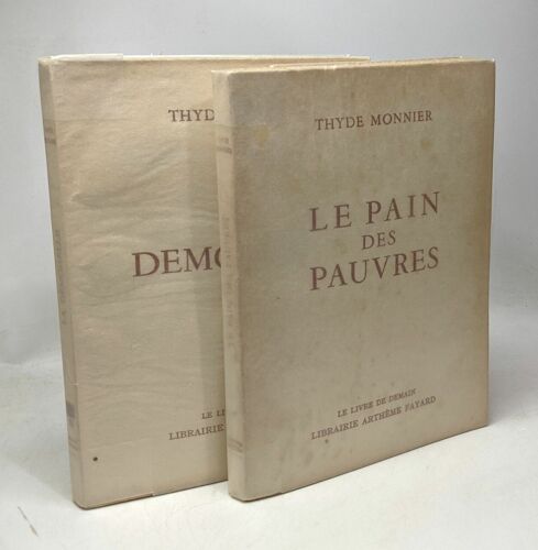 Le Pain Des Pauvres + La Demoiselle - 2 Livres