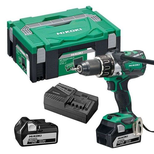 Perceuse Visseuse HIKOKI DS18DBL2WPZ 18 V (2 x 5.0 Ah) Li-ion avec Coffret