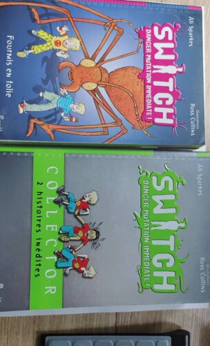 Lot 4 Livres "Switch Danger Mutation Immédiate !" De Ali Sparkes