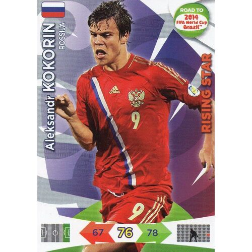 Carte Panini Foot Adrenalyn Fifa World Cup Brazil 2014 Aleksandr Kokorin Rising Star