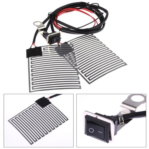 Poignées Chauffantes Électriques Universelles Pour Moto, 12v, Ensemble De Mains, Accessoires De Voiture