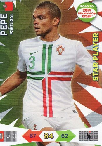 Carte Panini Foot Adrenaly Fifa World Cup Brazil 2014 Pepe Star Player