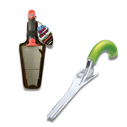 venteo | Multicouleur RootSlayer à Main + Désherbeur ergonomique | Outils multifonctions pour votre jardin | Jardinage | Outils de jardin