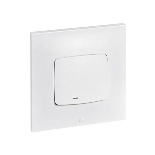 Interrupteur Neptune - va-et-vient + voyant - blanc LEGRAND