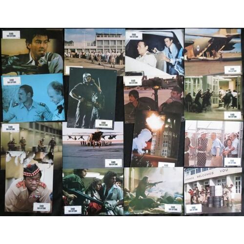 Raid Sur Entebbe - Raid On Entebbe: Jeux A+B De 16 Photos D'exploitation Cinématographique - Format 21x27 Cm - De Irvin Kershner Avec Peter Finch, Charles Bronson, Yaphet Kotto, Horst Buchholz - 1976