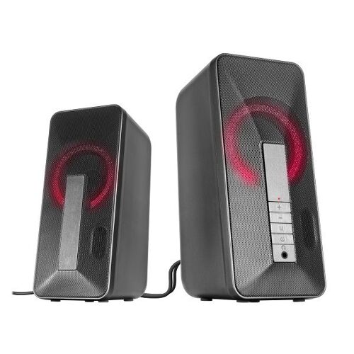 Speedlink Lavel Enceintes Stereo, Noir