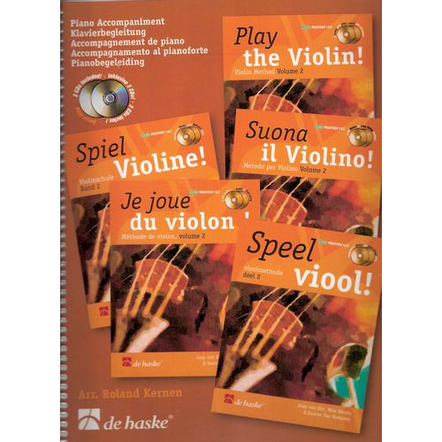 Je Joue Du Violon  Vol. 2 - Accompagement Piano + Cd