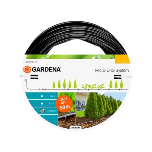 Kit d'irrigation Micro-Drip system pour les haies - 50m - 13 mm GARDENA 13013-20