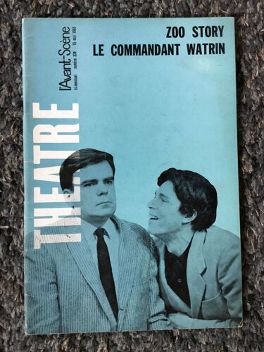 LAvant Scène Théatre Zoo Story - Le Commandant Watrin - Michael Lonsdale