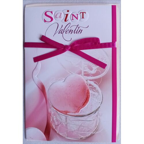 Carte De Voeux - Saint Valentin - 17 X 11,5 Cm - Carte Double Sans Message + Enveloppe (Créations Indigo)