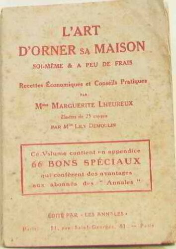 L'art D'orner Sa Maison Soi-Meme A Peu De Frais