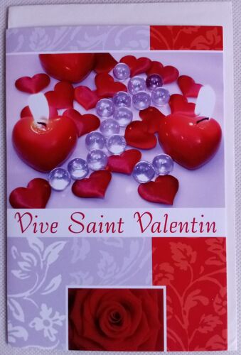 Carte De Voeux - Vive Saint Valentin - 17 X 11 Cm - Carte Double Sans Message + Enveloppe (Franz Weigert)