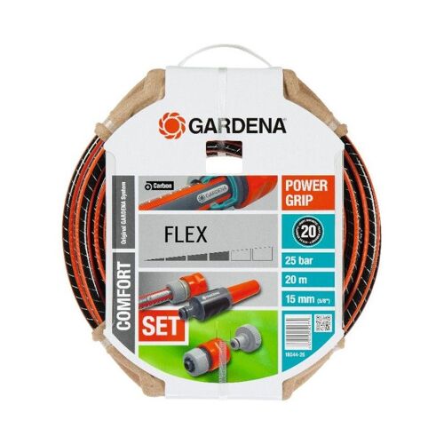 Tuyau d'arrosage GARDENA 18044-26 COMFORT FLEX Ø15mm - 20M