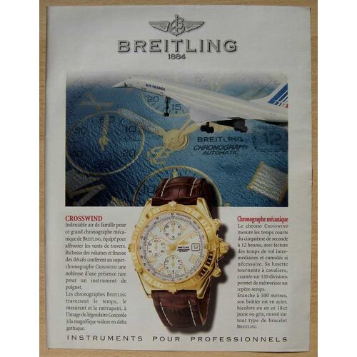 Publicité Papier - Montre Breitling De 1997