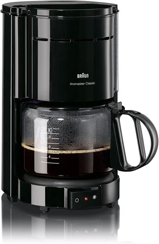 Cafetière Électrique De 1,2l Pour 10 Tasses 1000w Noir