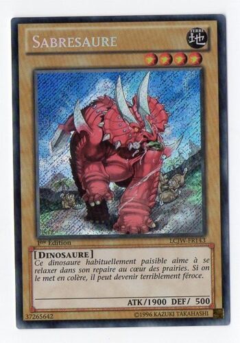 Yu Gi Oh! - Sabresaure - Lcjw Fr143 - Secret Rare - Collection Legendaire 4