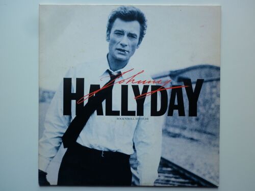 Johnny Hallyday 33tours Vinyle Rock'n'roll Attitude Lettrage Rouge Erreur Verso
