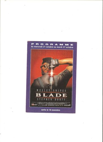 Programme Cinema Pathe Affiche Film Blade