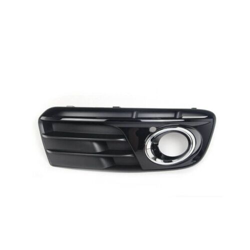 Grille De Pare-Choc Avant Gauche Noire Brillante/Chromée Avec Trou Anti-Brouillard Audi Q5 2012-2017