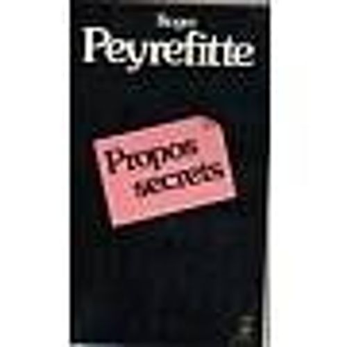 Propos Secrets
