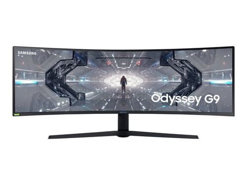 Samsung Odyssey G9 C49G93TSSR - G95T Series - moniteur QLED - incurvé - 49" - 5120 x 1440 Dual Quad HD @ 240 Hz - VA - 420 cd/m² - 2500:1 - DisplayHDR 1000 - 1 ms - HDMI, 2xDisplayPort - noir...
