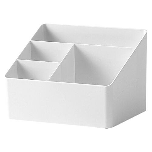 Storage Box High Capacity Multi-Purpose Space-Saving Plastic Desktop Remote Control Sundries Organizer For Office Kaesi