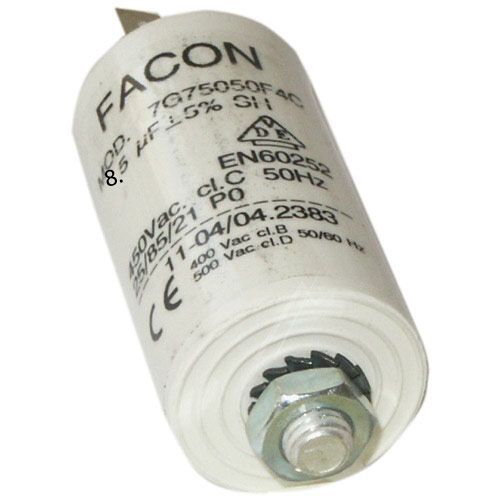 C00258619. CONDENSATEUR PERMANENT 8.5 µF 400 V ARISTON